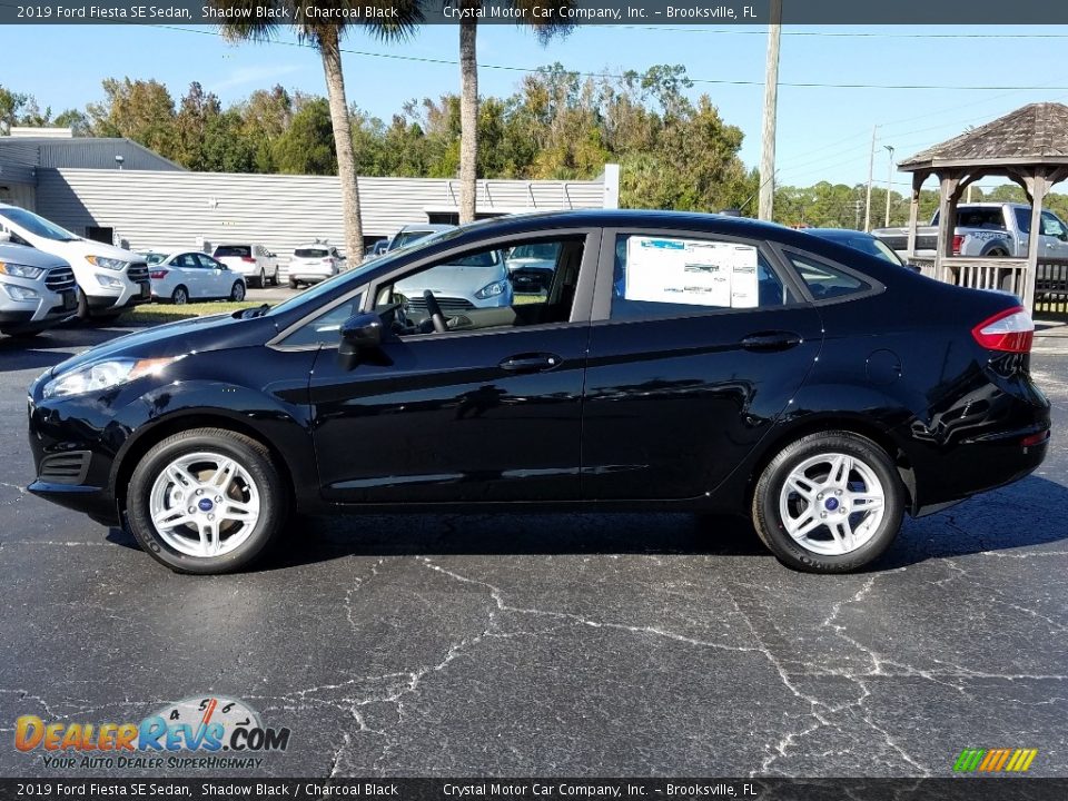 2019 Ford Fiesta SE Sedan Shadow Black / Charcoal Black Photo #2
