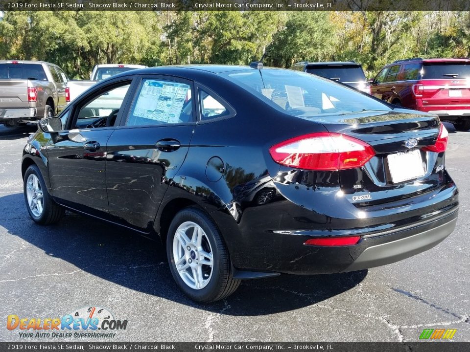 2019 Ford Fiesta SE Sedan Shadow Black / Charcoal Black Photo #3
