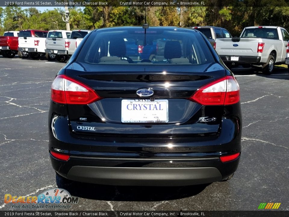 2019 Ford Fiesta SE Sedan Shadow Black / Charcoal Black Photo #4