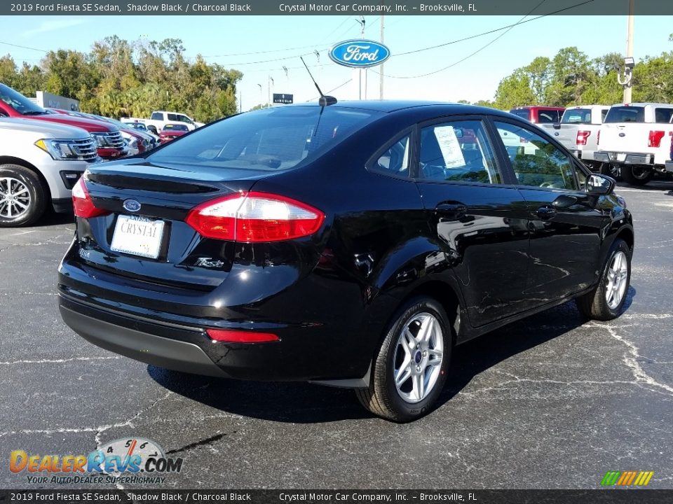 2019 Ford Fiesta SE Sedan Shadow Black / Charcoal Black Photo #5