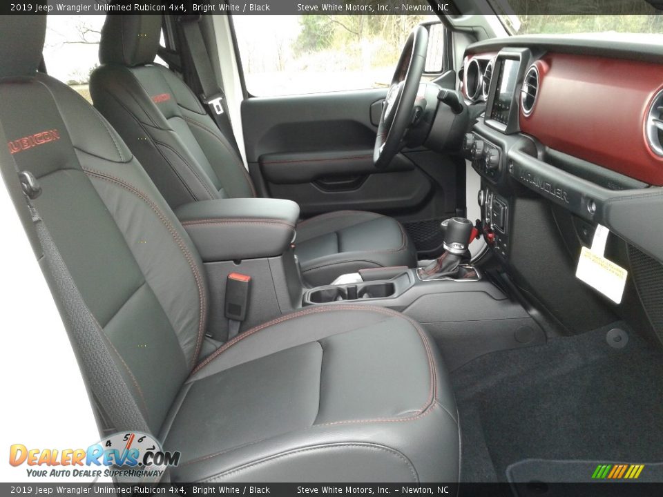 2019 Jeep Wrangler Unlimited Rubicon 4x4 Bright White / Black Photo #16