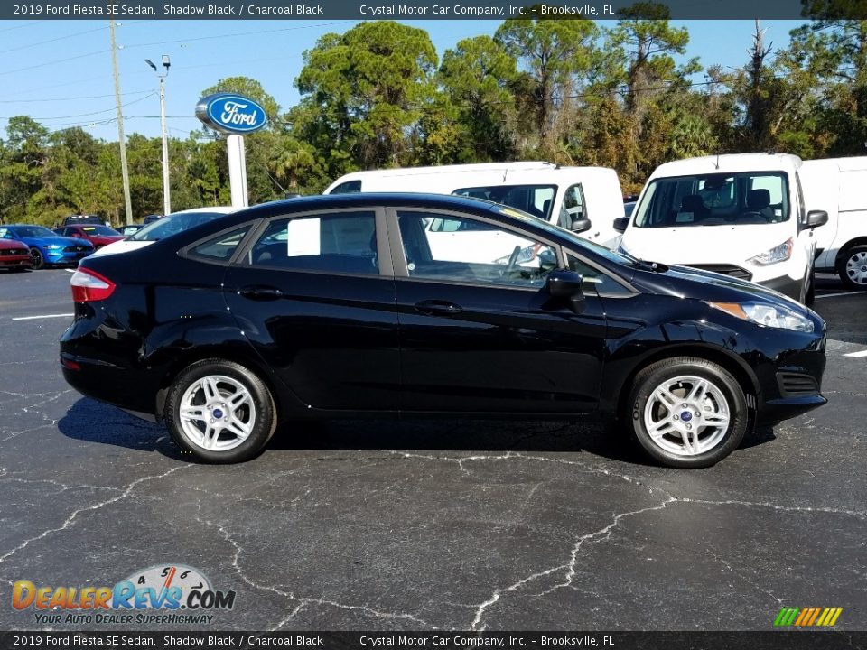 2019 Ford Fiesta SE Sedan Shadow Black / Charcoal Black Photo #6