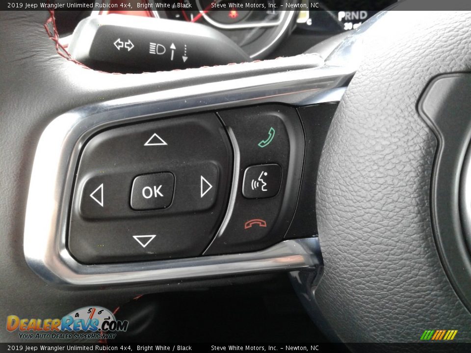 2019 Jeep Wrangler Unlimited Rubicon 4x4 Bright White / Black Photo #18