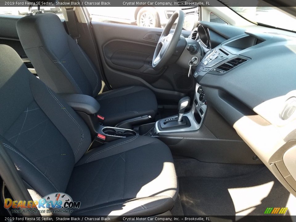 2019 Ford Fiesta SE Sedan Shadow Black / Charcoal Black Photo #12