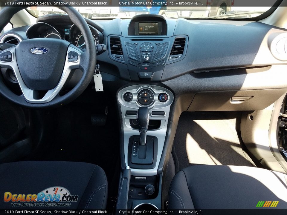 2019 Ford Fiesta SE Sedan Shadow Black / Charcoal Black Photo #13