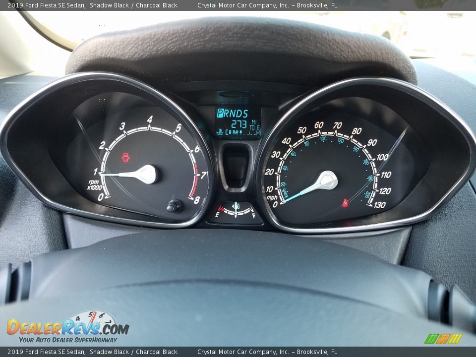 2019 Ford Fiesta SE Sedan Shadow Black / Charcoal Black Photo #14
