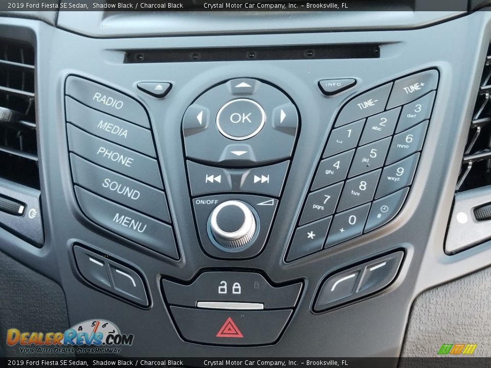 2019 Ford Fiesta SE Sedan Shadow Black / Charcoal Black Photo #15