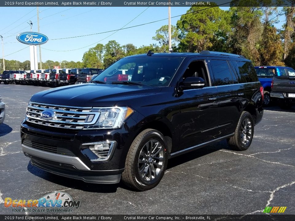2019 Ford Expedition Limited Agate Black Metallic / Ebony Photo #1