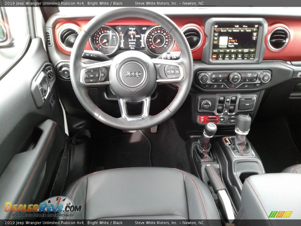 2019 Jeep Wrangler Unlimited Rubicon 4x4 Bright White / Black Photo #33