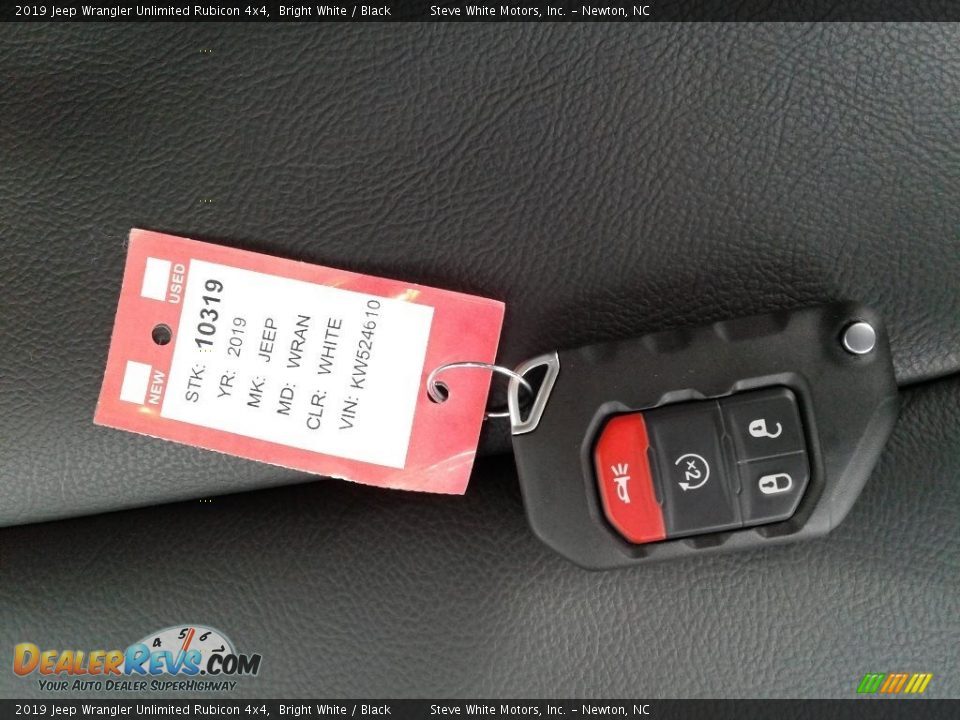2019 Jeep Wrangler Unlimited Rubicon 4x4 Bright White / Black Photo #34