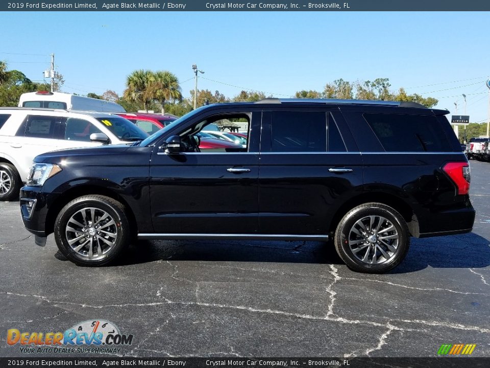 2019 Ford Expedition Limited Agate Black Metallic / Ebony Photo #2