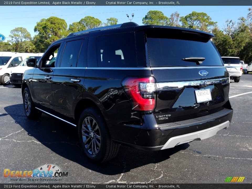 2019 Ford Expedition Limited Agate Black Metallic / Ebony Photo #3