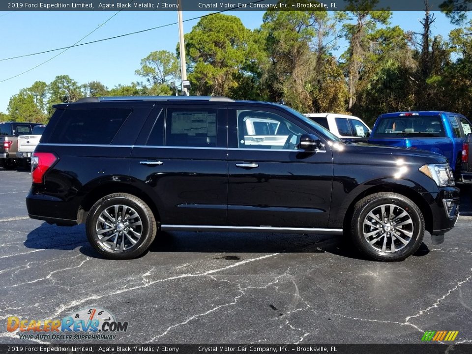 2019 Ford Expedition Limited Agate Black Metallic / Ebony Photo #6