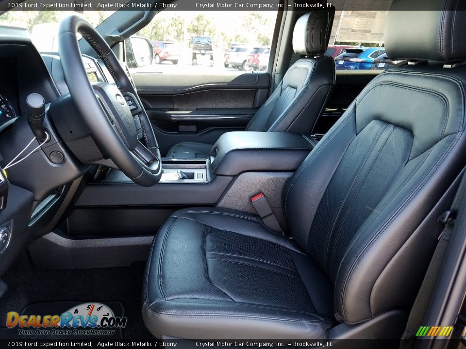 2019 Ford Expedition Limited Agate Black Metallic / Ebony Photo #9