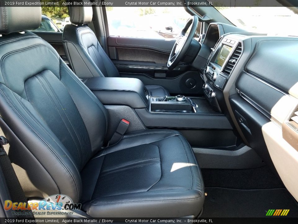 2019 Ford Expedition Limited Agate Black Metallic / Ebony Photo #13