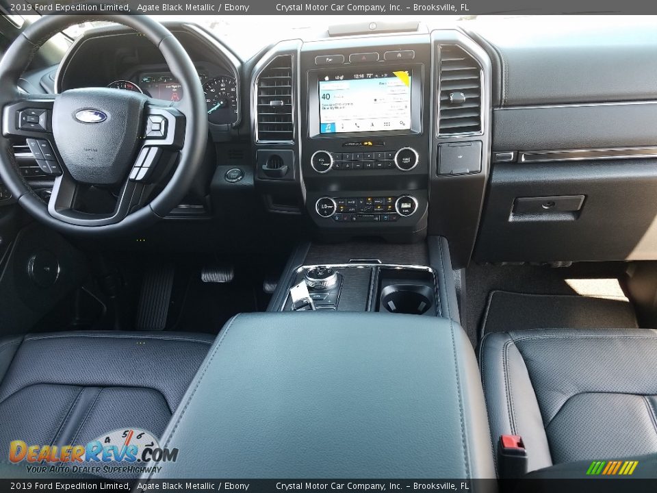 2019 Ford Expedition Limited Agate Black Metallic / Ebony Photo #14