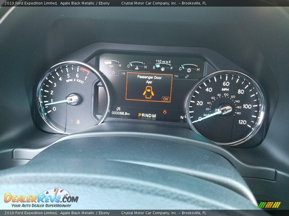 2019 Ford Expedition Limited Agate Black Metallic / Ebony Photo #15