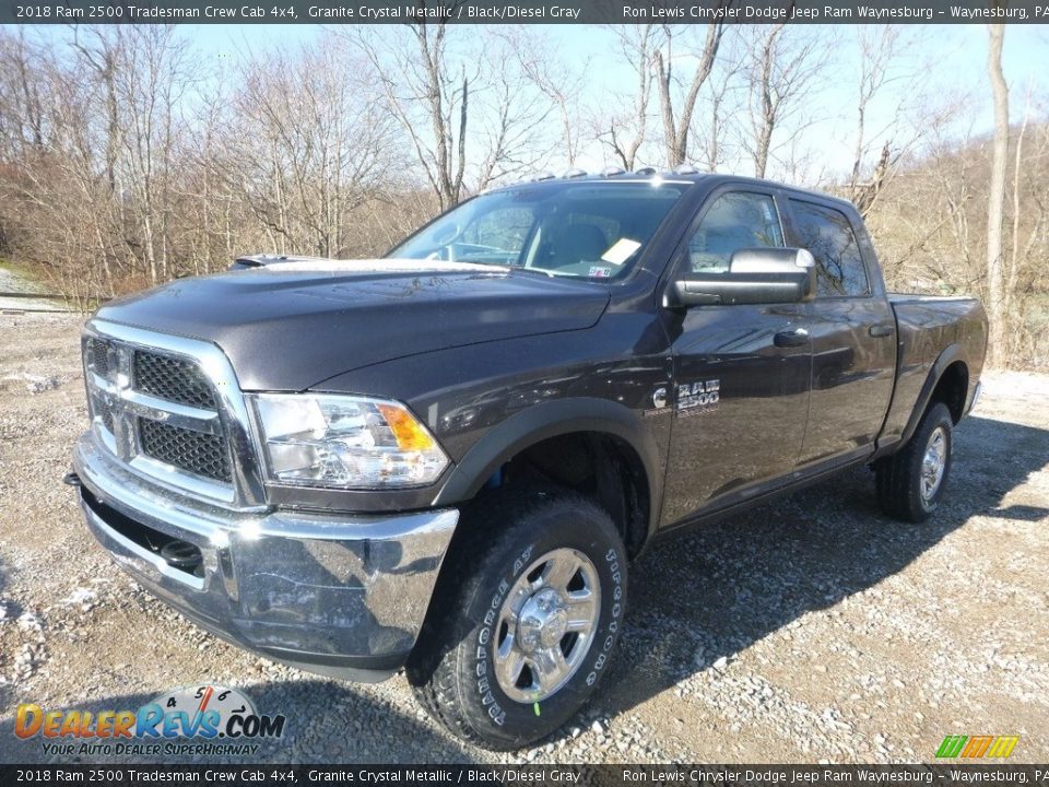 2018 Ram 2500 Tradesman Crew Cab 4x4 Granite Crystal Metallic / Black/Diesel Gray Photo #1