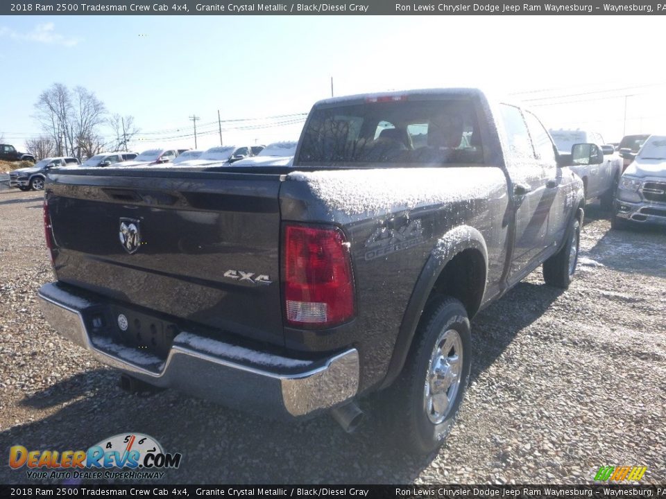 2018 Ram 2500 Tradesman Crew Cab 4x4 Granite Crystal Metallic / Black/Diesel Gray Photo #5