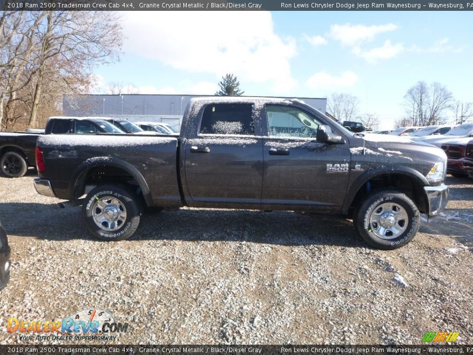 2018 Ram 2500 Tradesman Crew Cab 4x4 Granite Crystal Metallic / Black/Diesel Gray Photo #6