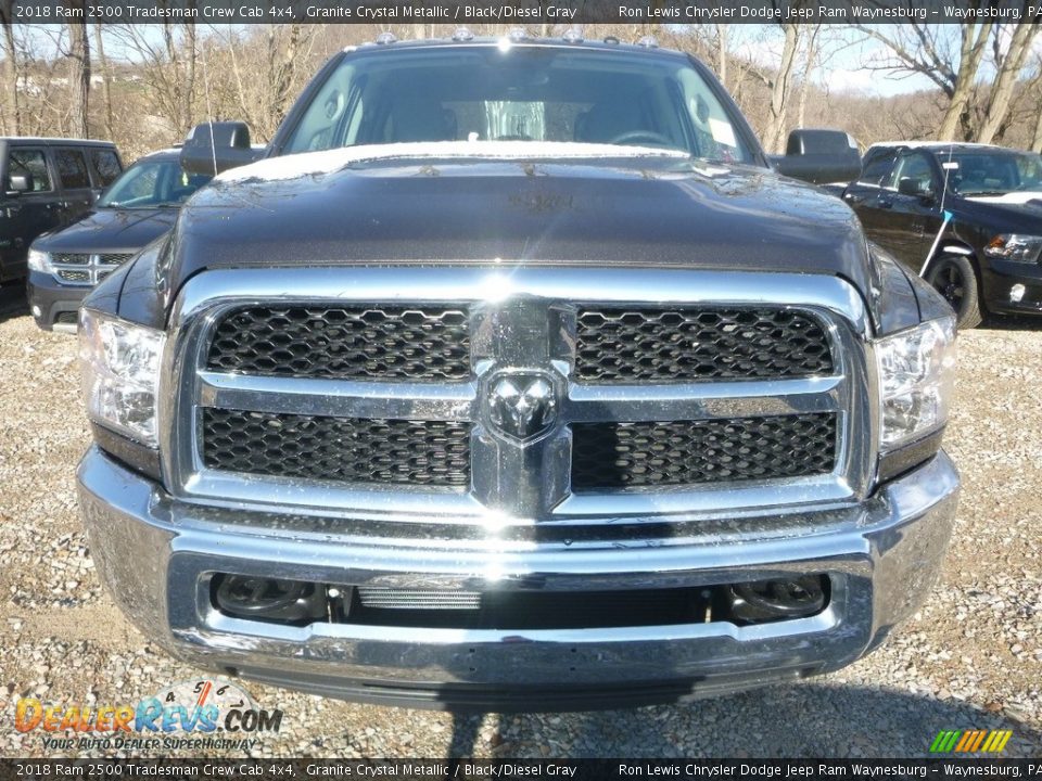 2018 Ram 2500 Tradesman Crew Cab 4x4 Granite Crystal Metallic / Black/Diesel Gray Photo #8