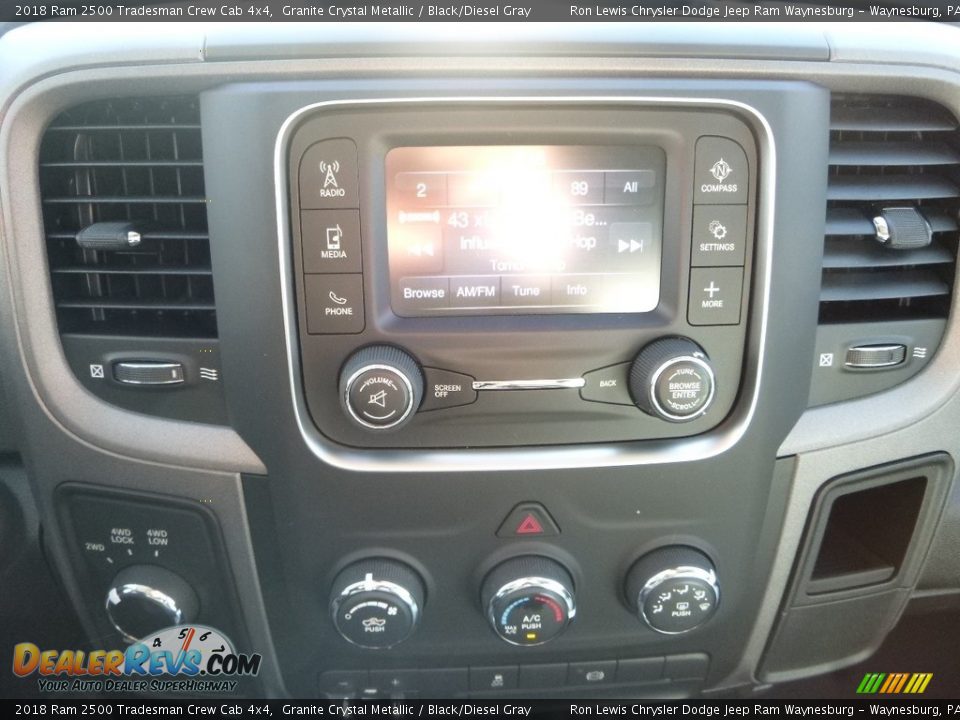2018 Ram 2500 Tradesman Crew Cab 4x4 Granite Crystal Metallic / Black/Diesel Gray Photo #16