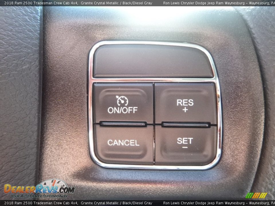 2018 Ram 2500 Tradesman Crew Cab 4x4 Granite Crystal Metallic / Black/Diesel Gray Photo #18
