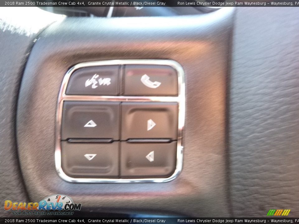 2018 Ram 2500 Tradesman Crew Cab 4x4 Granite Crystal Metallic / Black/Diesel Gray Photo #19