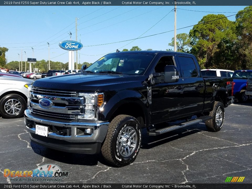 2019 Ford F250 Super Duty Lariat Crew Cab 4x4 Agate Black / Black Photo #1