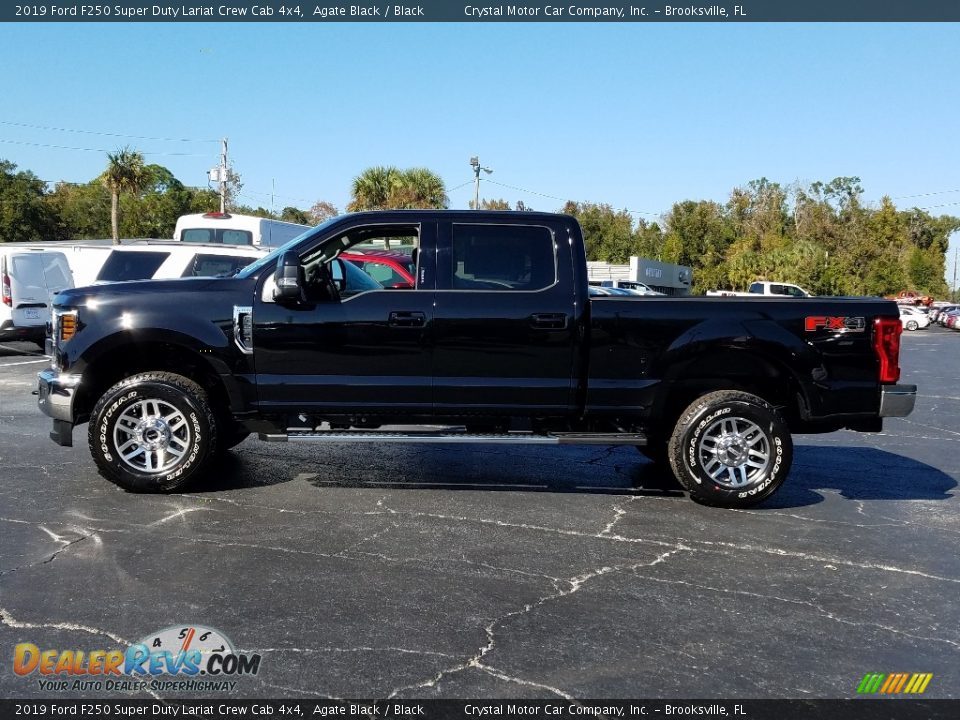 2019 Ford F250 Super Duty Lariat Crew Cab 4x4 Agate Black / Black Photo #2