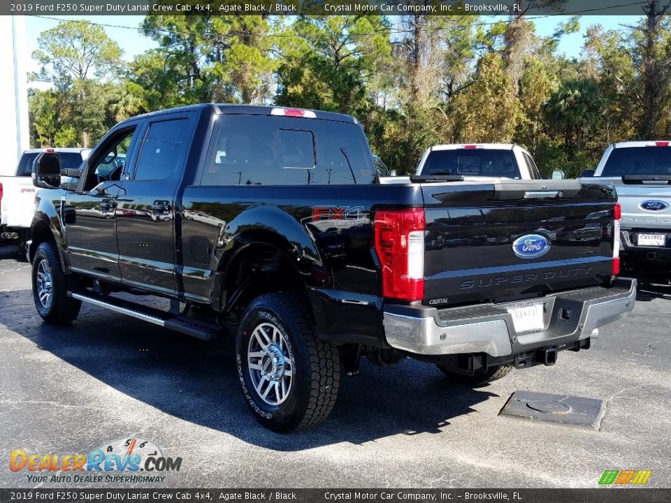 2019 Ford F250 Super Duty Lariat Crew Cab 4x4 Agate Black / Black Photo #3