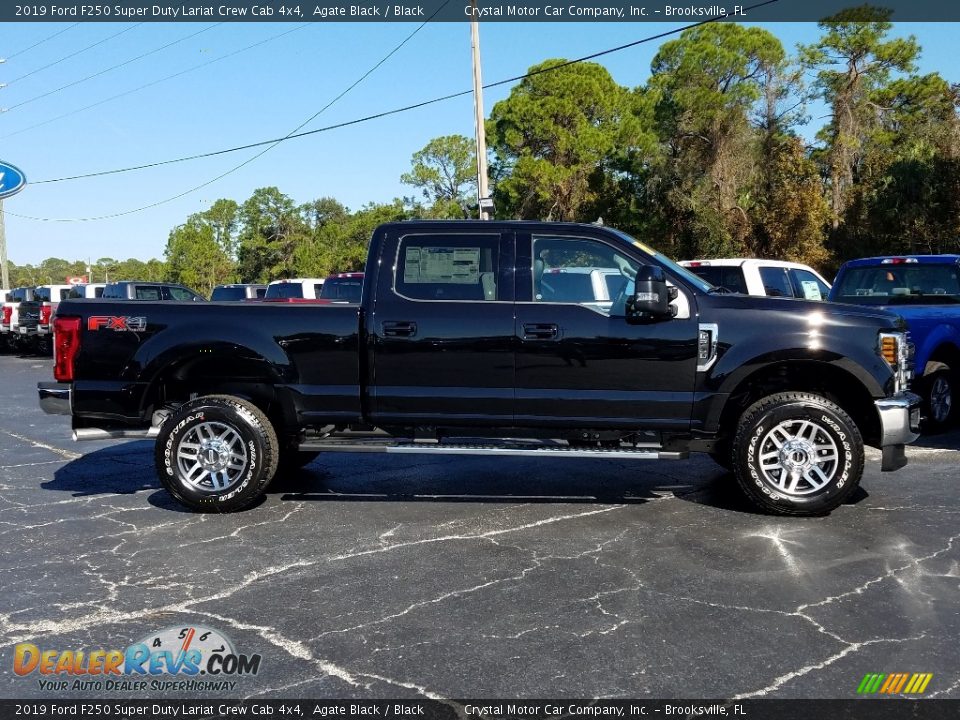 2019 Ford F250 Super Duty Lariat Crew Cab 4x4 Agate Black / Black Photo #6