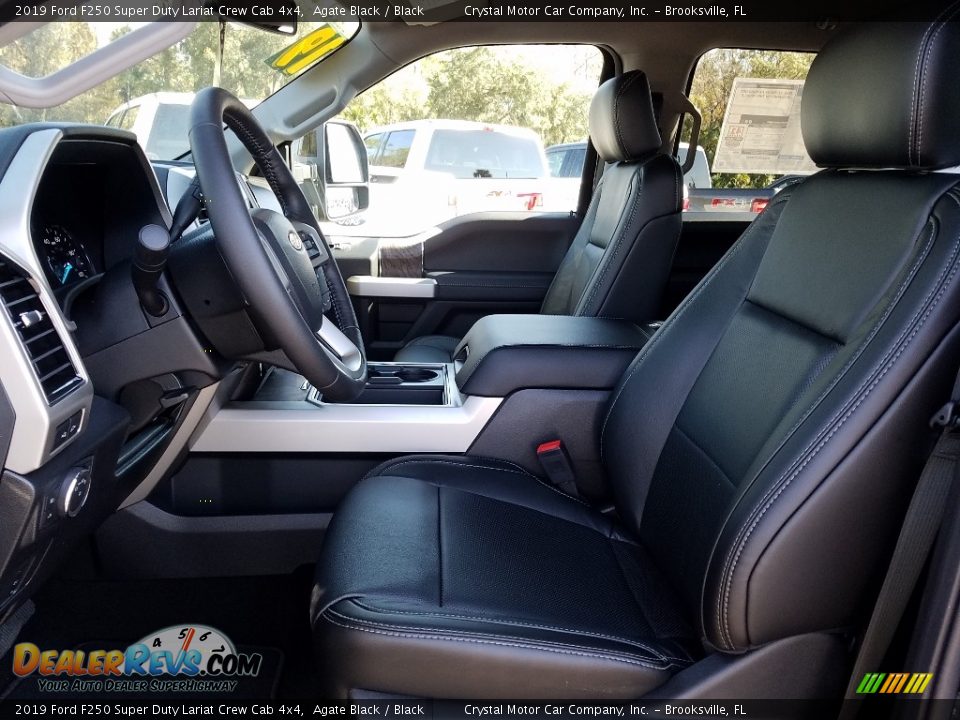 2019 Ford F250 Super Duty Lariat Crew Cab 4x4 Agate Black / Black Photo #9