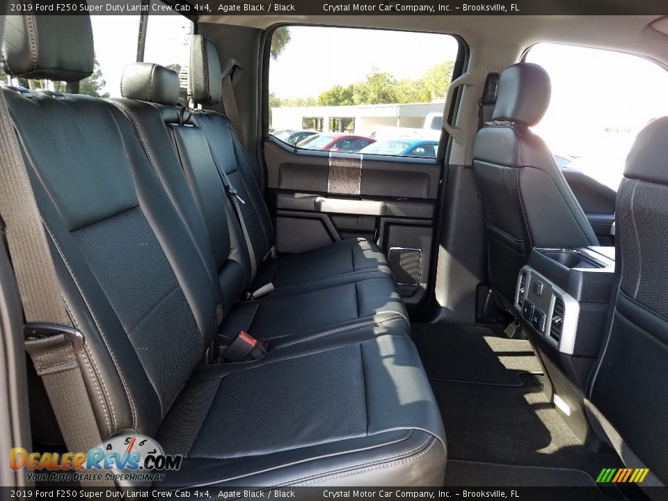 2019 Ford F250 Super Duty Lariat Crew Cab 4x4 Agate Black / Black Photo #11