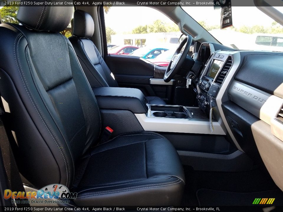 2019 Ford F250 Super Duty Lariat Crew Cab 4x4 Agate Black / Black Photo #12