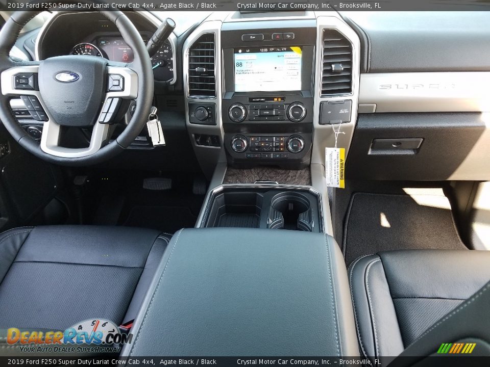 2019 Ford F250 Super Duty Lariat Crew Cab 4x4 Agate Black / Black Photo #13