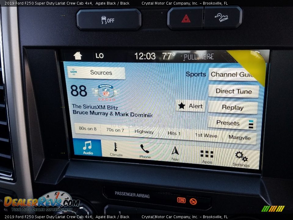 2019 Ford F250 Super Duty Lariat Crew Cab 4x4 Agate Black / Black Photo #15