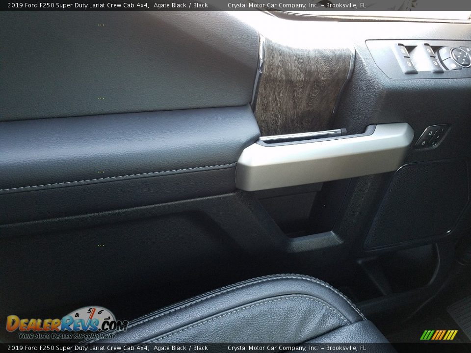 2019 Ford F250 Super Duty Lariat Crew Cab 4x4 Agate Black / Black Photo #17