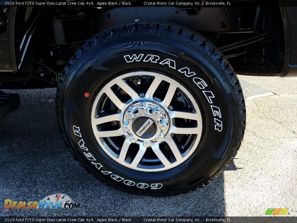 2019 Ford F250 Super Duty Lariat Crew Cab 4x4 Agate Black / Black Photo #20
