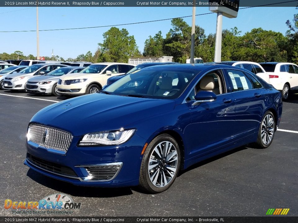 Front 3/4 View of 2019 Lincoln MKZ Hybrid Reserve II Photo #1
