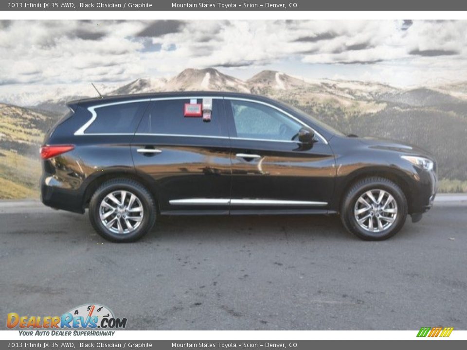 2013 Infiniti JX 35 AWD Black Obsidian / Graphite Photo #2