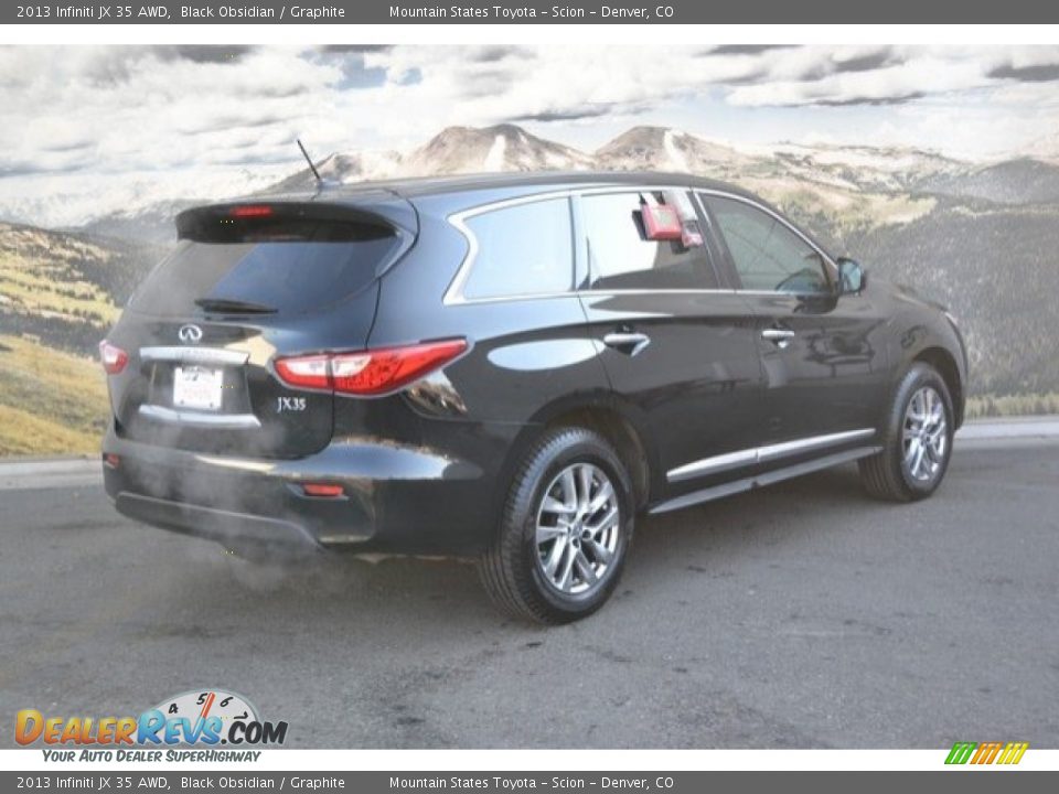 2013 Infiniti JX 35 AWD Black Obsidian / Graphite Photo #3