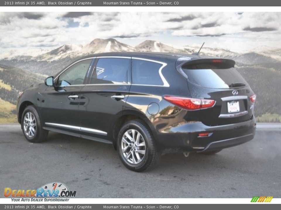 2013 Infiniti JX 35 AWD Black Obsidian / Graphite Photo #8