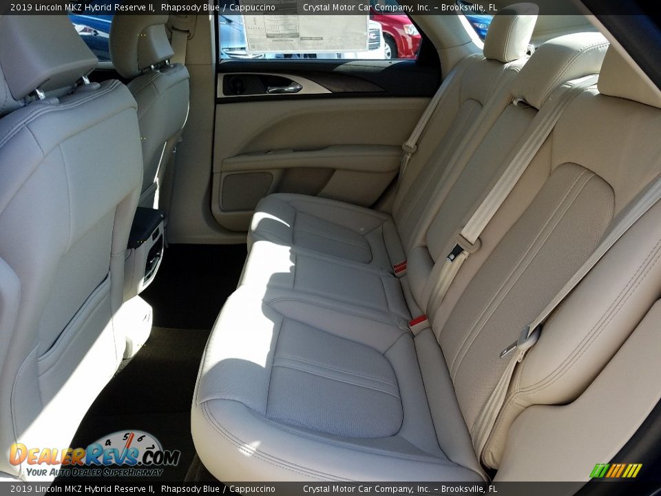 Rear Seat of 2019 Lincoln MKZ Hybrid Reserve II Photo #10