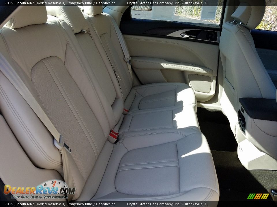 Rear Seat of 2019 Lincoln MKZ Hybrid Reserve II Photo #11