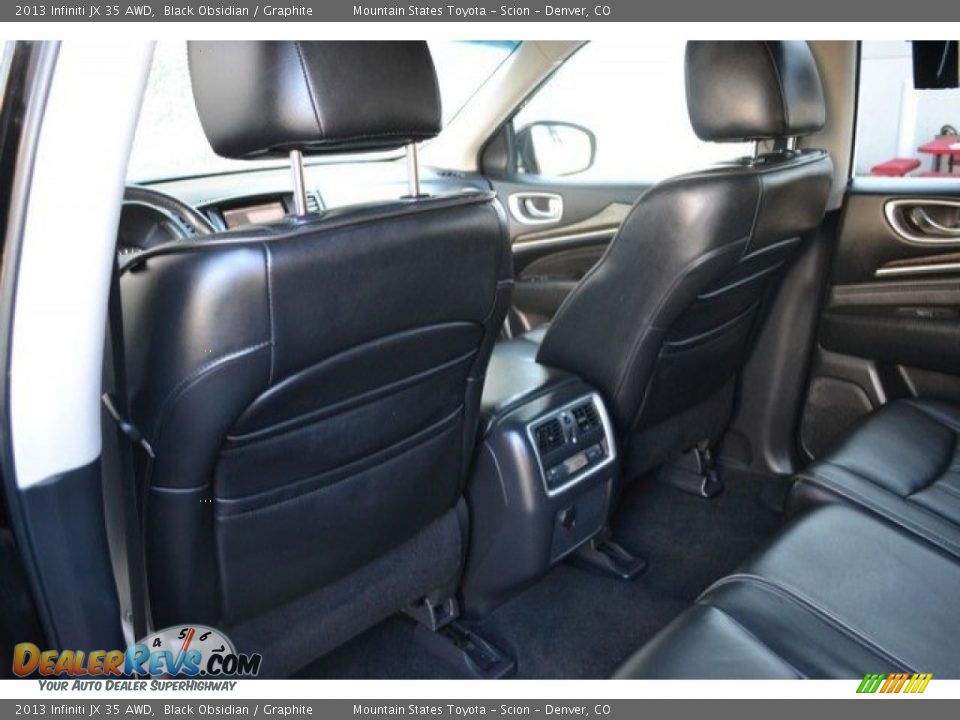 2013 Infiniti JX 35 AWD Black Obsidian / Graphite Photo #20
