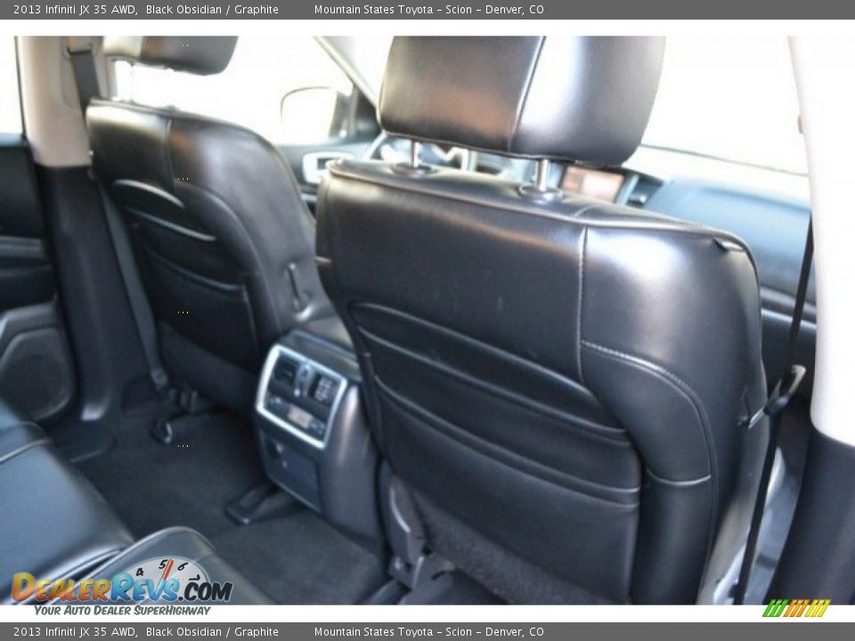 2013 Infiniti JX 35 AWD Black Obsidian / Graphite Photo #21