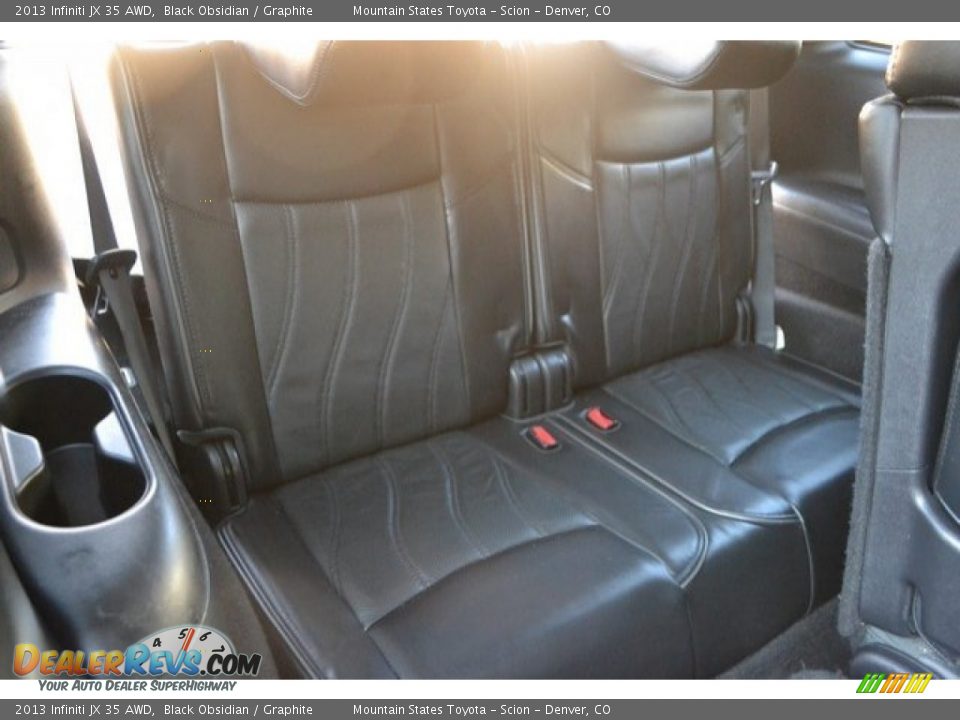 2013 Infiniti JX 35 AWD Black Obsidian / Graphite Photo #25