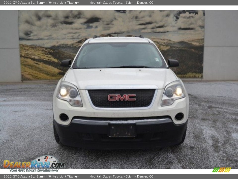 2011 GMC Acadia SL Summit White / Light Titanium Photo #8