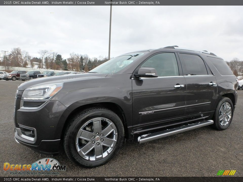 2015 GMC Acadia Denali AWD Iridium Metallic / Cocoa Dune Photo #1
